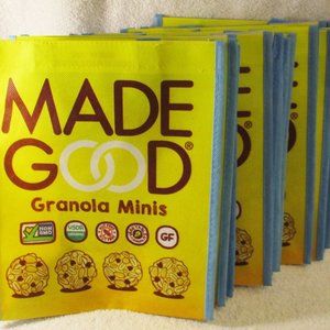 Lot of 12 Made Good Granola Tote Bags Made from Recycled Plastic
